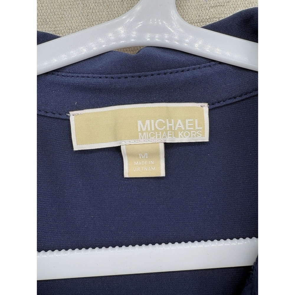 Michael Kors Sleeveless Half Zip MIDI Shift Dress Women's Size Medium - Picture 5 of 15